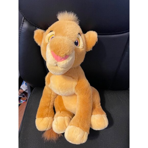 Disney Store Simba Plush Toy The Lion King Yellow Cub Stuffed Animal Kids - Picture 6 of 7